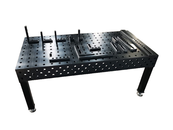 Problems arising from the development of three-dimensional flexible welding table